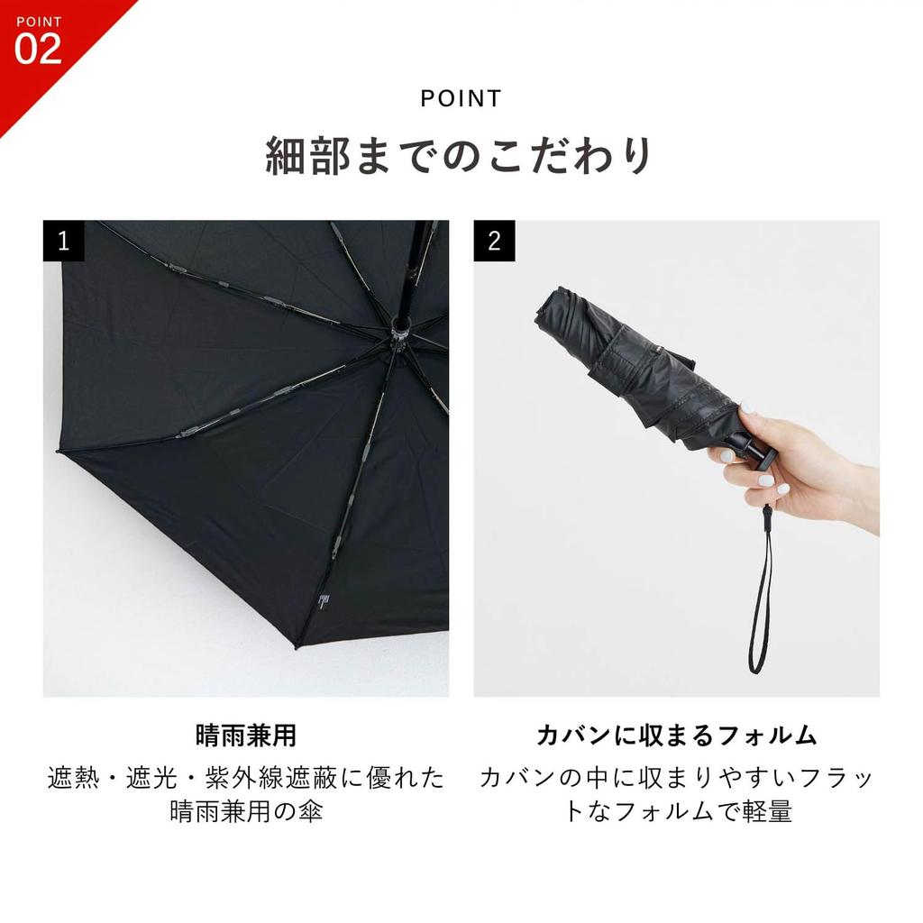 Folding For Both Sunny and Rainy Days Imported US050 Ultra Light Slim Manual Navy [Knirps] Umbrella, Lightweight, [Regular Product] KNU050-1201