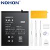 Replacement Battery NOHON For Xiaomi Mi 8 9 SE Lite Pro A3 5 5X POCOPHONE F1 CC9 CC9E 9T Redmi Note 2 3 4 4A 4X 5 3S 3X