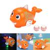 Electronic Dolphin Floating Ball Universal Wheel Toy Cartoon Children Interactive Educational Appease Toy for Infant