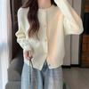 GMXIA Женский осенне-зимний кардиган O-knit Design Sense of Fresh and Sweet с длинными рукавами, джемпер, топ, куртка