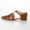 Carino CALF34009 Women's Brown Sandals, Size 23.0 cm