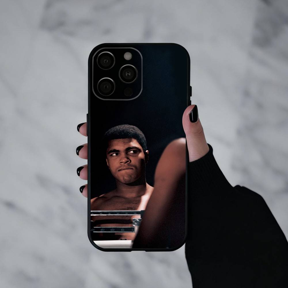 Бокс M-Мухаммед А-Али Чехол для телефона Силиконовый Мягкий Для IPhone 17pro 16 15 14 13 12 11 X XR Plus Pro Max Plus