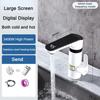 3400W Stainless Steel Instant Heating Faucet In The Bathroom Digital Display Electric Faucet Cold and Hot Dual-purpose Ceramic Valve Core Faucet