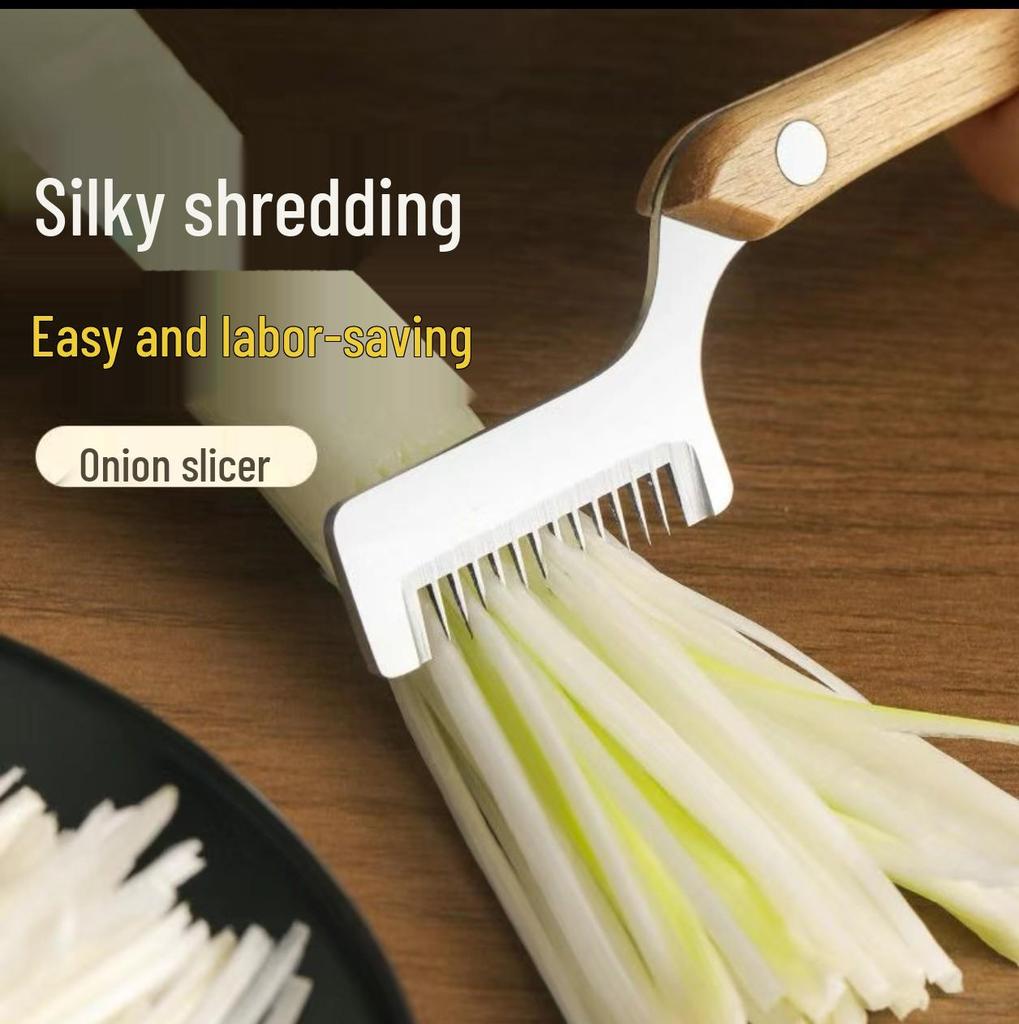 Ультратонкая шинковка для лука и зеленого лука Кухонный инструмент