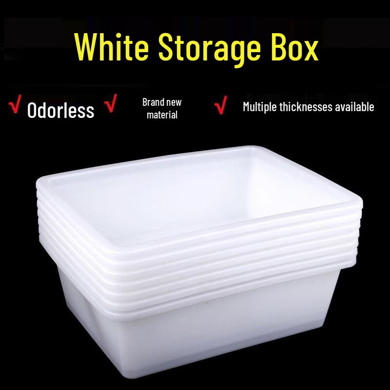 Thickened Plastic Open Storage Bins - 10 Pack