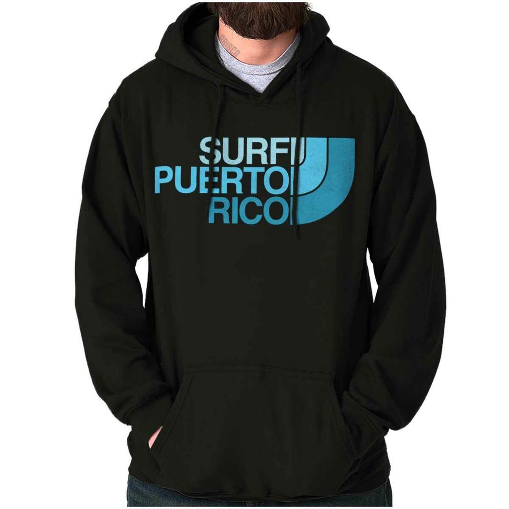 Худи с длинным рукавом для взрослых Surf Puerto Rico Country Pride Island PR