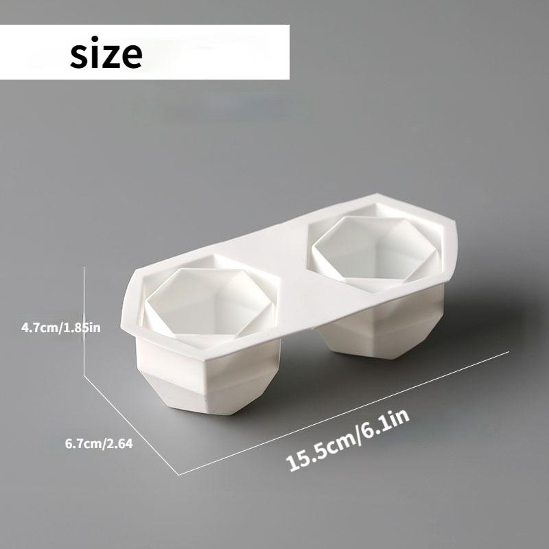 Ромбический шар, форма для свечи, волшебный шар, куб, геометрическая форма, шоколадный мусс, пищевая силиконовая форма, набор для изготовления свечей, формы для помадки, домашний декор