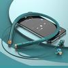 Наушники-вкладыши с шейным ободом, Bluetooth-совместимые, Звук, Водонепроницаемые, Подвесные, 5 Стерео, Беспроводная гарнитура для спорта