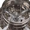 Вращающийся вентиляционный колпак для дымохода из нержавеющей стали с защитой от обратной тяги, колпак для дымохода с зажимом, утолщенный, тип 150