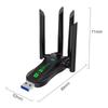 Сетевая карта WiFi 900 Мбит/с 2,4 ГГц/5 ГГц Bluetooth 5.4 WiFi-адаптер AX900 USB Беспроводной приемник для ПК/ноутбука Без драйверов