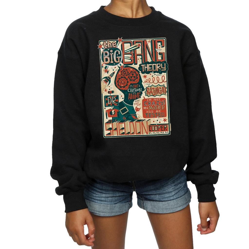 Big Bang Theory Girls Infographic Poster Sweatshirt