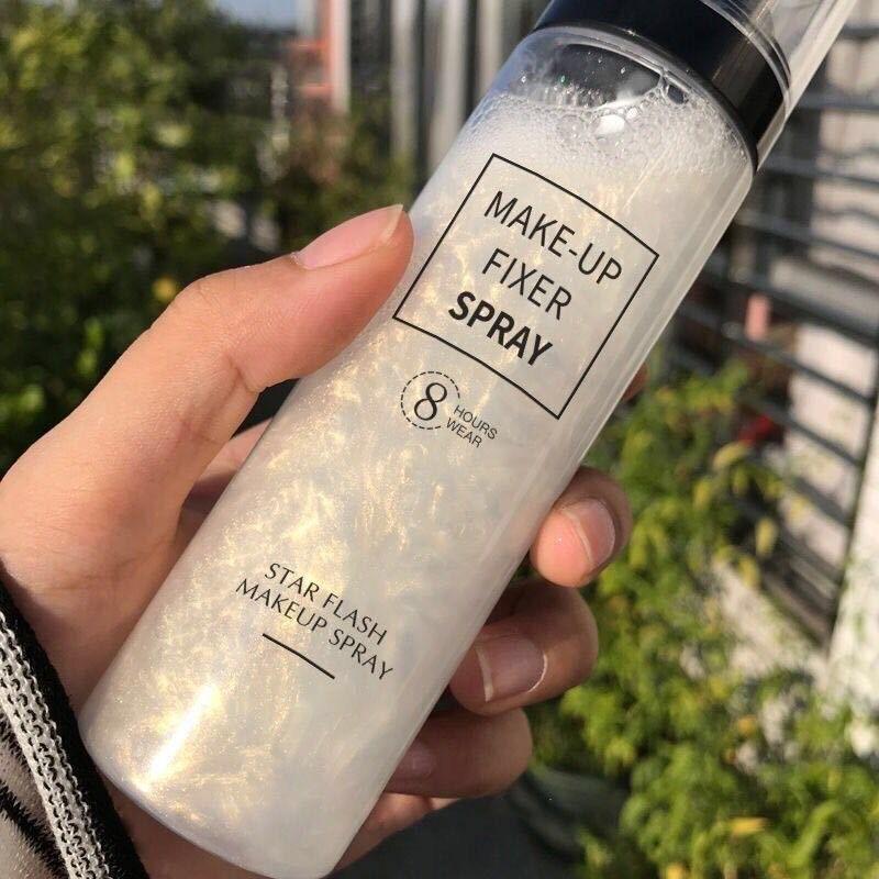 Спрей-фиксатор Lifusha Star Flash Quicksand - Стойкий, Контроль жирности, Водостойкий, Устойчивый к поту, Естественный финиш.