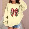 Children's Fashionable Casual Long-sleeved Loose Christmas Print Pullover Sweatshirt