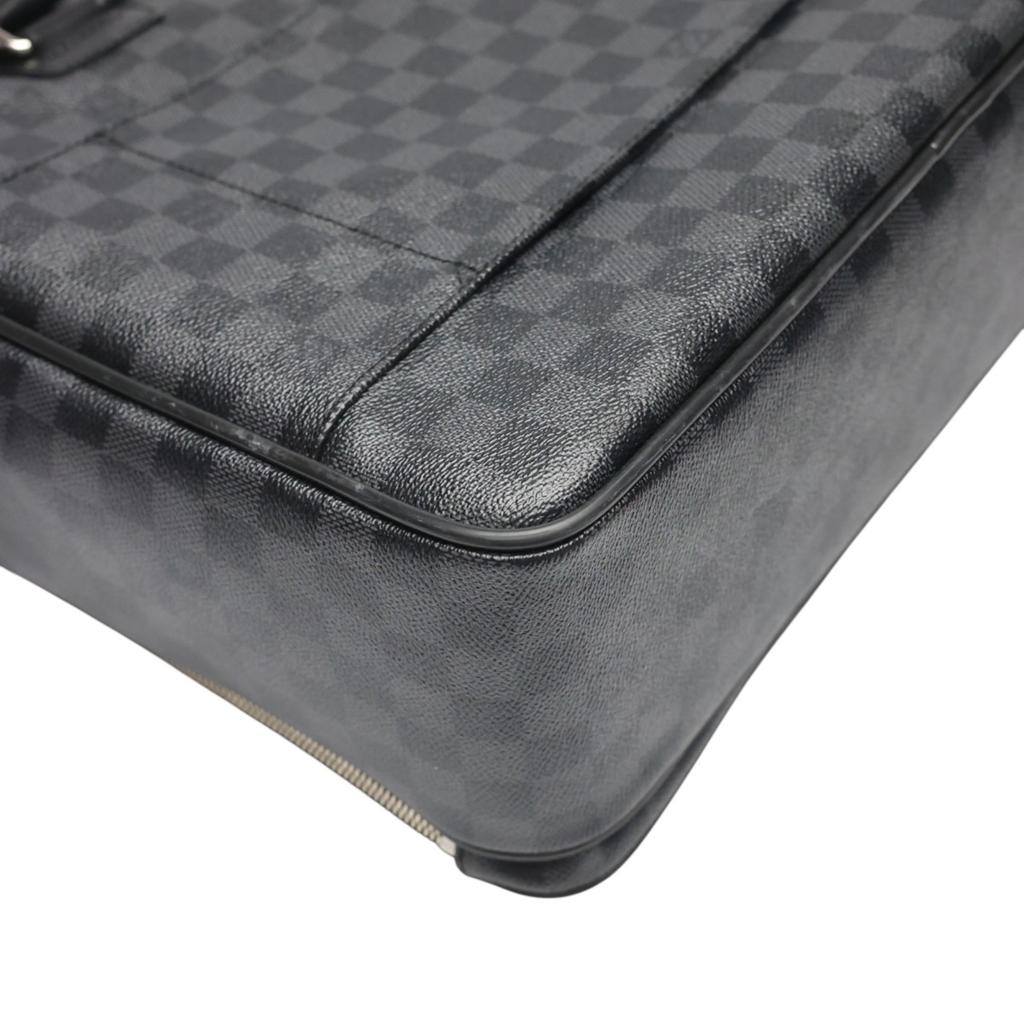 LOUIS VUITTON Damier Graphite Ikar Shoulder Bag Business bag Damier N23253 Used