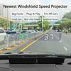 Автомобильный цифровой спидометр Head Up Display Транспортные средства Датчик скорости Hud Проектор на лобовое стекло для грузовиков GPS Помощь вождению Инструмент