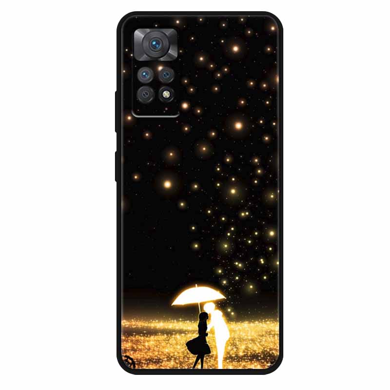 Чехол For Xiaomi Redmi Note 11 Pro 5G Чехол Крутой Космос Мягкий Силикон ТПУ Чехлы Для Xiaomi Redmi Note 11Pro 5G Волк Защитный Корпус