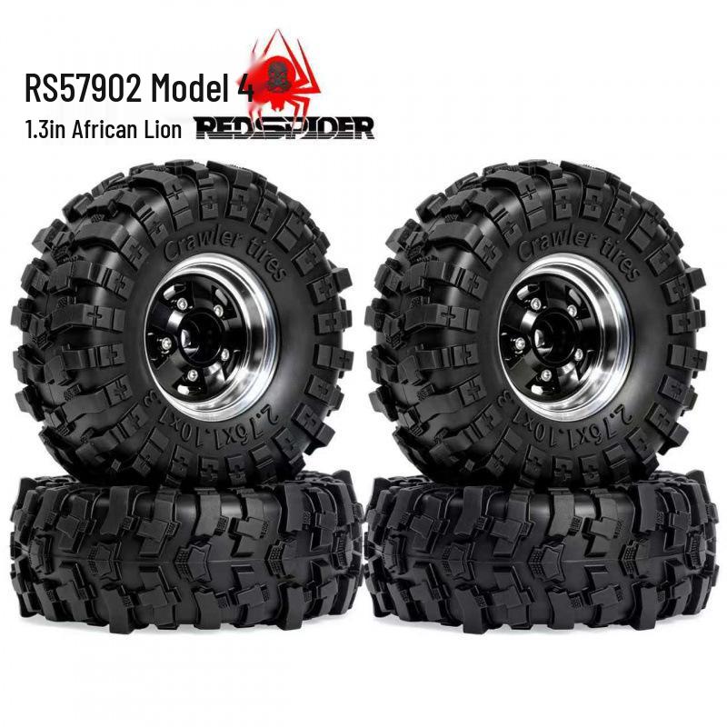 1:10 Crawler Off-Road Tire Star Wheel RS57 - African Lion 1.3" Model 02
