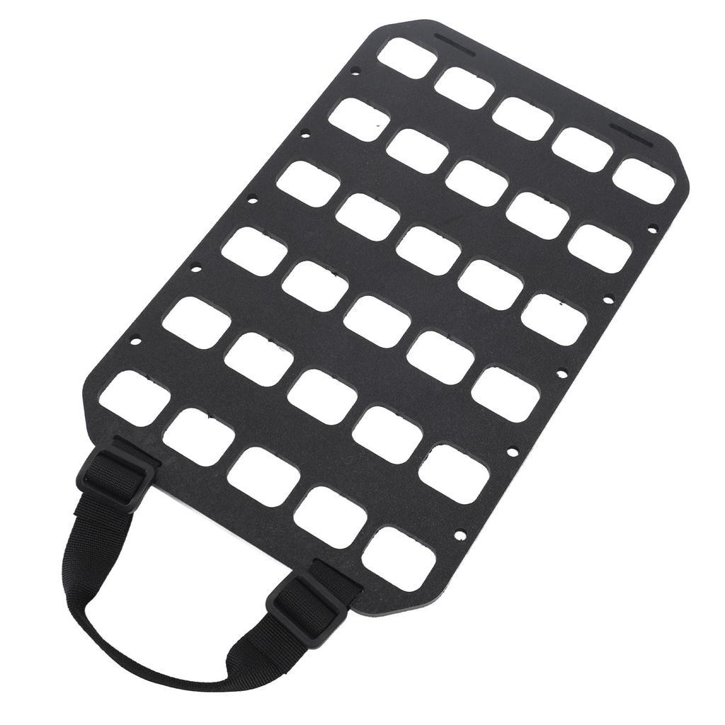 Molle Panel Black with Handle PP Fixed Holes Design Molle Organizer Panel for Wall Box Backpack