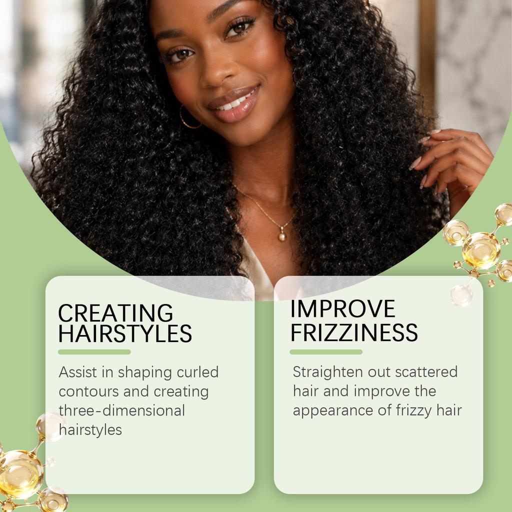 Curly hair styling spray