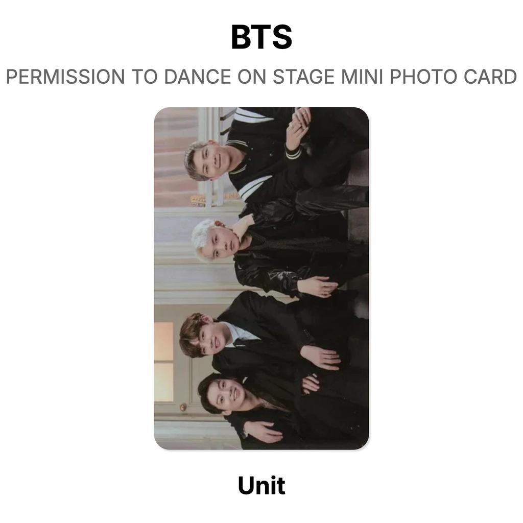 BTS РАЗРЕШЕНИЕ ТАНЦЕВАТЬ НА СЦЕНЕ МИНИ ФОТОКАРТОЧКА Официальная фотокарточка