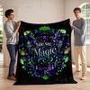 You Are Magic Floral Design for all seasons blanket lunch break throw gift