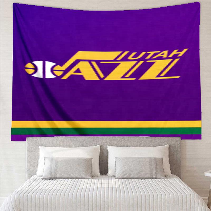 Jazz Basketball Team Quick-Dry Tapestry Hanging for Bedroom,Livingroom, Playroom,Decor Art Room Wall Tapestry Holiday and Birthday Gifts