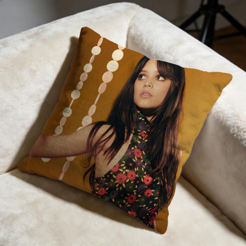 Popular JJenna Ortegaful Cushion Cover Soft Decorative Pillow Case Suitable for Bedroom Sofa Car Travel Use