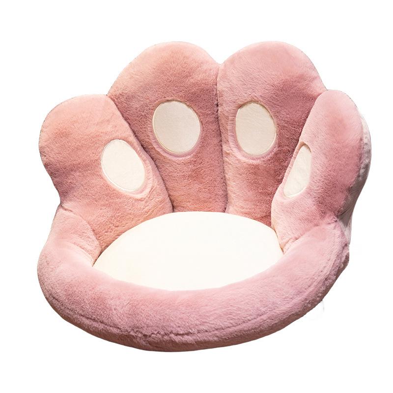 Plush Cat Claw Half-Enclosed Chair and Car Seat Cushion