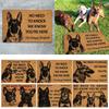 40*60CM Vintage Pet Dog Dog Decorative Floor Mats Home Doorway Entry Floor Mats Dirt-resistant Wear-resistant