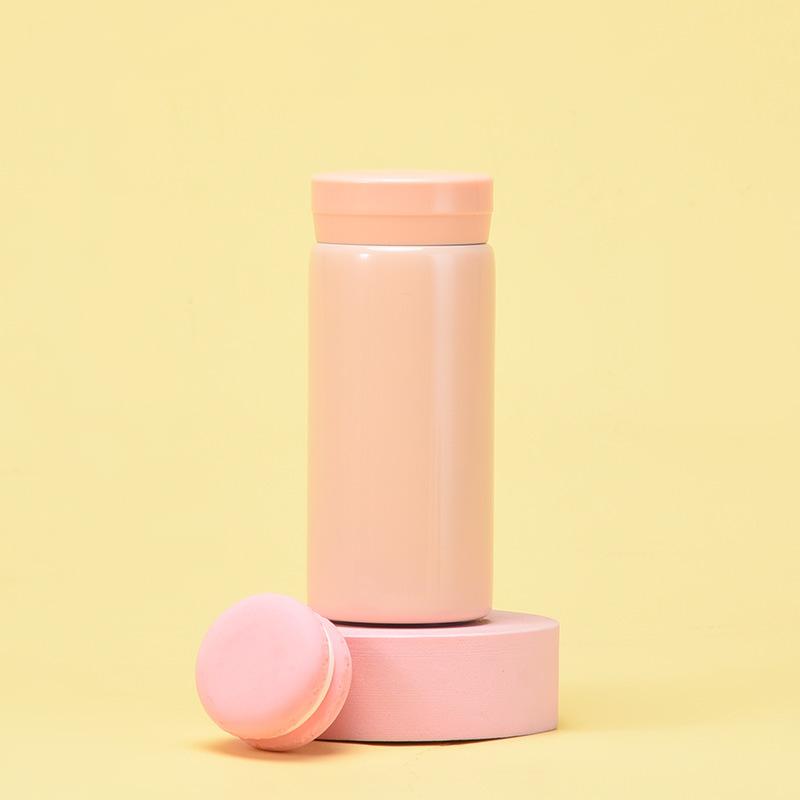 Stainless Steel Thermos Cup, Portable Mini Carry-On Water Cup Girl Pocket Cup