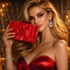 Shoulder Bag New Pearlized Acrylic Banquet Ladies Crossbody Evening Wedding Clutch Bags Crystal Original Brand  Wallet Eco Pouch