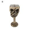Stainless Steel Mug Halloween Beer Cup Resin 3D Goblet Mug With Skull and Bones Design Coffee Cup Halloween Gift