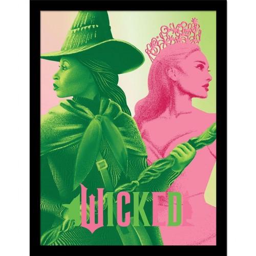 Wicked Elphaba and Glinda Framed Poster