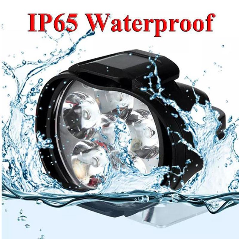 1 LED Motorcycle Headlight White Super Bright 6 LED Work Spotlight