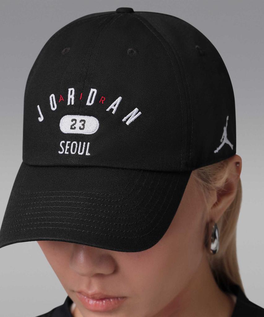 Nike Неструктурированная кепка Jordan Club Seoul - Черная:Белый / Im6072-010
