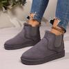 European and American Winter New Thick-soled Velvet Thickened Snow Boots for Women, Large Size Warm Towel, Short Boots for Women