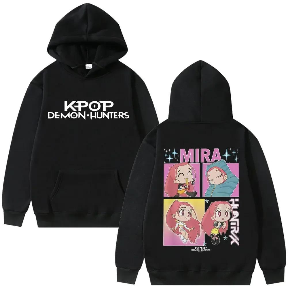Limited Movie Kpop Demon Hunters Derpy Tiger Hoodie Men Women Cartoon Trend Sweatshirt Unisex Casual Oversized Pullover Tracksuit Female Male Clothing
