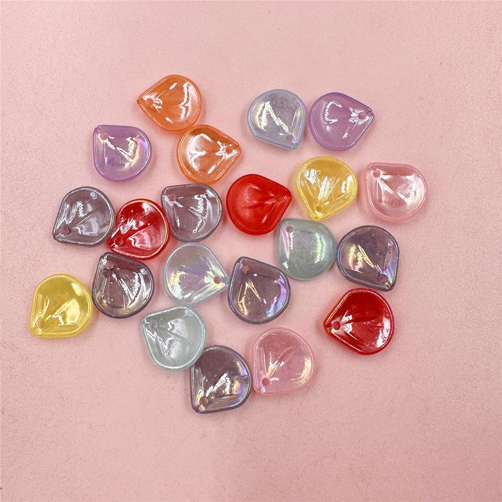 Товары для вечеринок 13,5*14,8 мм 20 шт. серьги-шпильки браслет кулон лепестки цветов AB цвета бусины-шармы аксессуары для изготовления ювелирных изделий своими руками