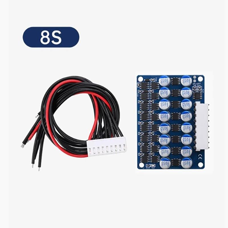 Активная балансировочная плата BMS 6A Hybrid 3S 4S 6S 8S 17S для LiFePO4 18650 Литиевых Аккумуляторов Балансировка Напряжения