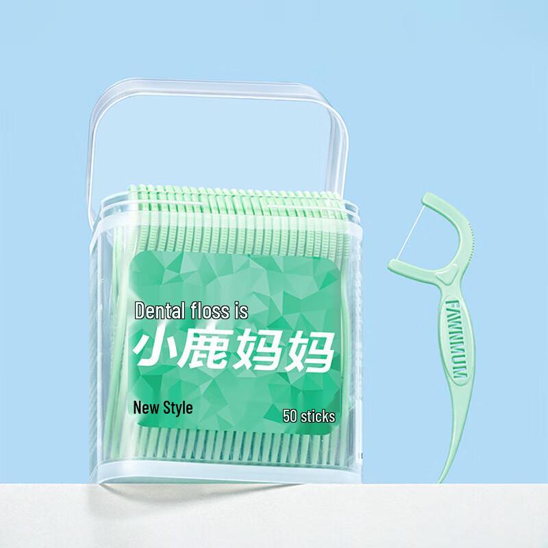 Ультратонкие зубочистки-флосс Xiao Lu Mama - Освежающий семейный набор