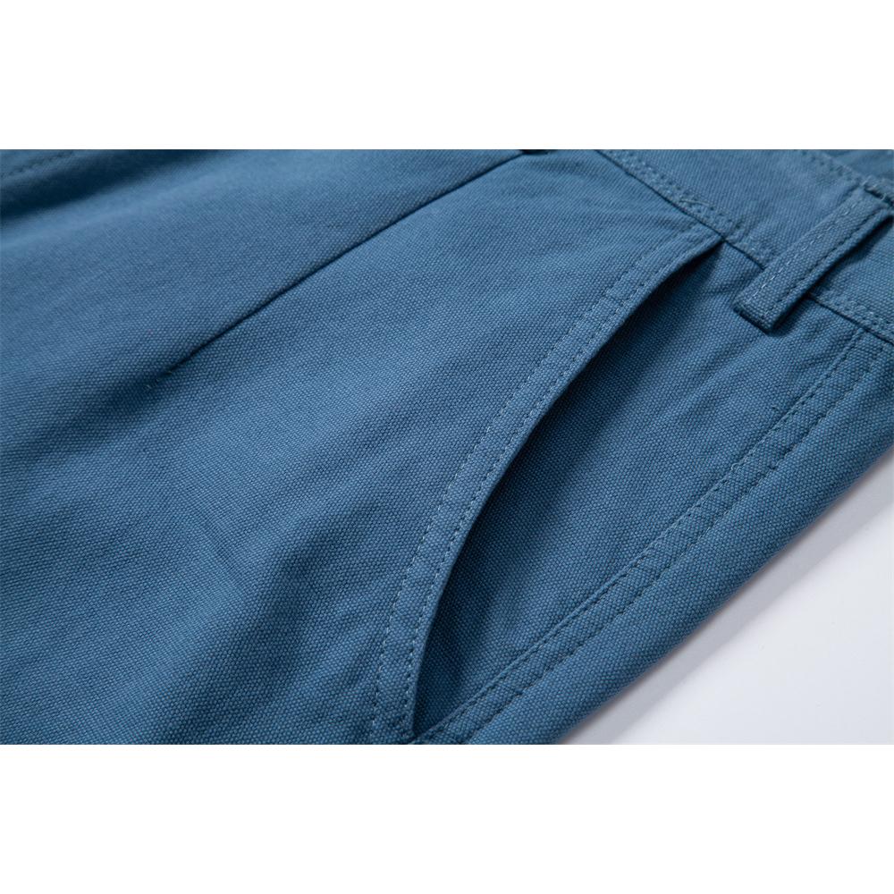 Callaway 2025 Летние вышитые новые хлопковые повседневные мужские шорты, прямые шорты с пятью штанинами, однотонные универсальные рабочие шорты