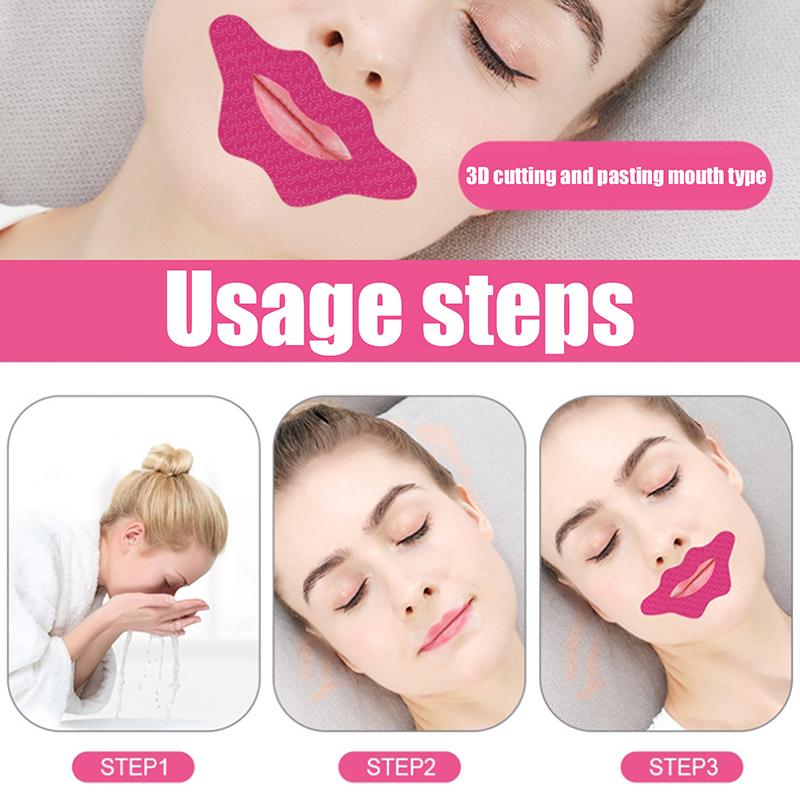 5/30/60Pcs Anti-Snoring Stickers For Adult Night Sleep Lip Nose Breathing Improving Patch Mouth Correction Sticker Tape