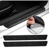 Защита порога двери, Текстура углеродного волокна Водонепроницаемая Защита двери автомобиля от царапин, Улучшает эстетику автомобиля, Пороги дверей автомобиля и отделка автомобиля,