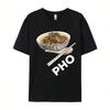 Футболка Pho Raunisex T Вьетнамский Японский Тайский Дизайн с лапшой Хлопок гребенной унисекс Топы Рубашки Уникальные футболки Повседневные футболки Новинка