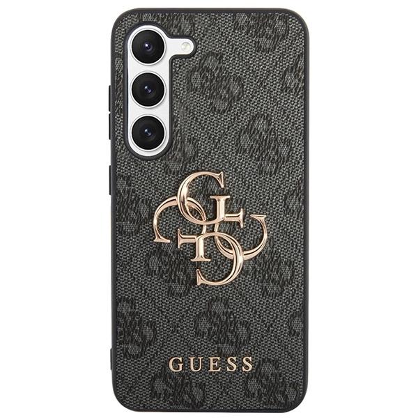 Guess 4G Big Metal Logo Case For Samsung Galaxy S23 Fe - Gray