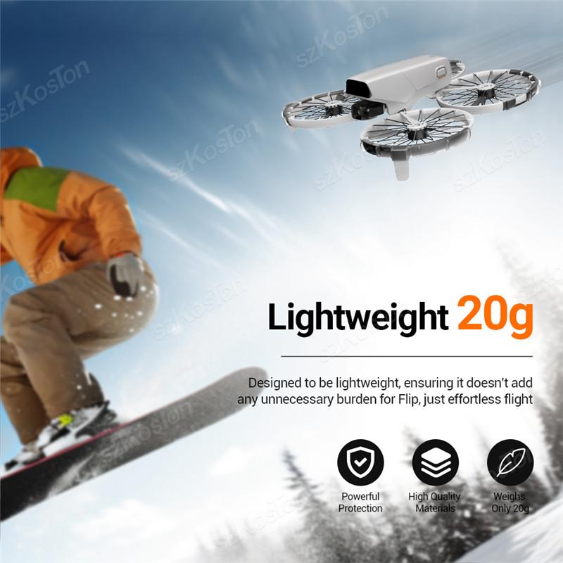 Propeller Guard For DJI Flip Protector Bumper Rings Propeller Anti-drop Lightweight Protection Cover For DJI Flip Drone Accesso