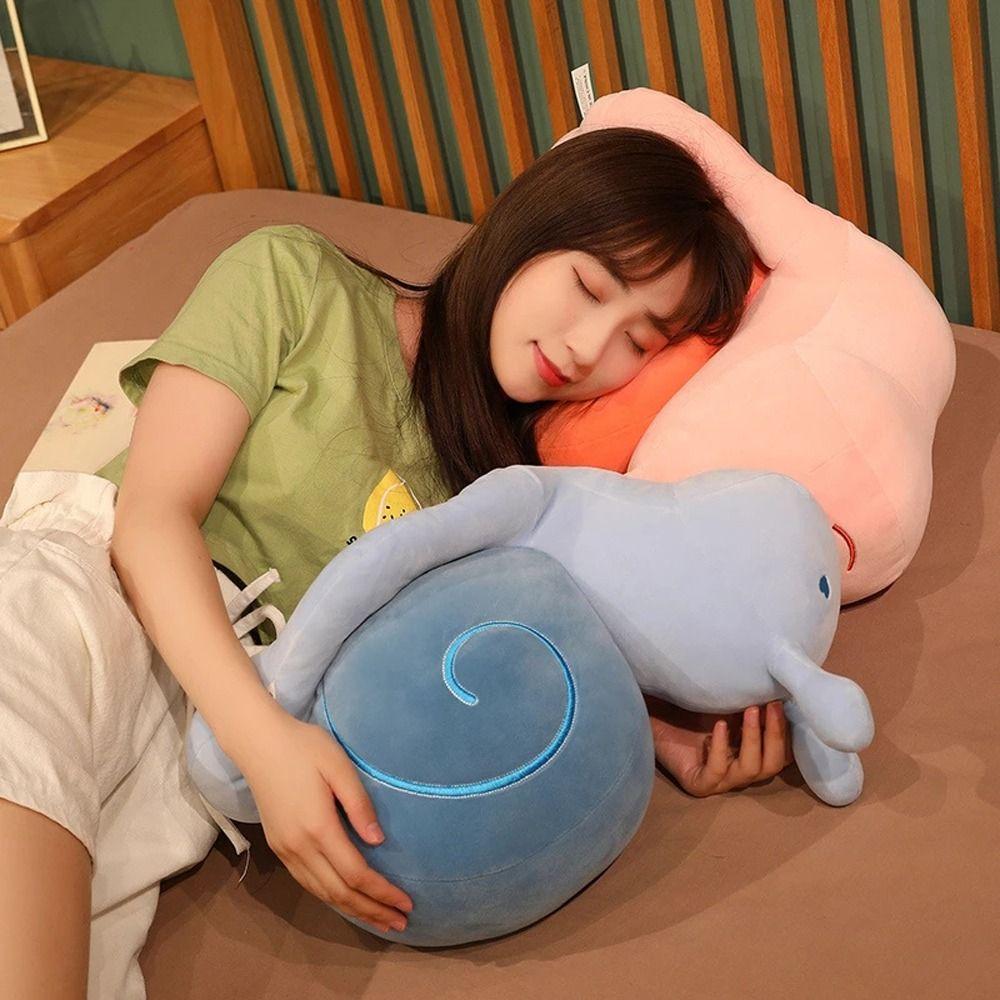 Children Gift Home Decor Sleep Pillow Animal Pillow Snails Plush Toys Snail Plush Doll Stuffed Toy