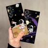 Мультяшный чехол-астронавт для Samsung Galaxy S26 Ultra S24 Note 20 8 9 10 S20 Ultra S25 Plus S23 S10 S9 S21 FE Чехол для телефона