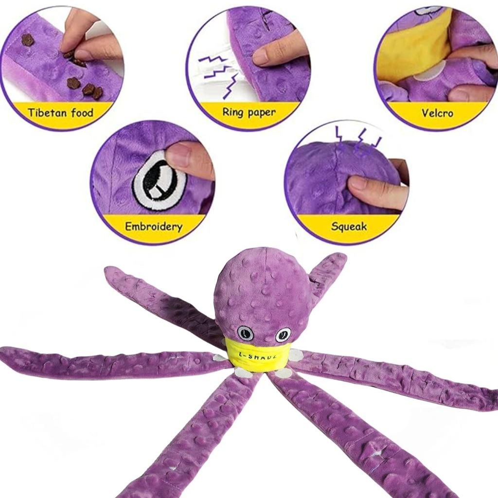 Игрушка для собак Snuffle, плюшевые игрушки для собак, головоломки для собак, интерактивные игрушки для щенков, жевательные игрушки, игры для медленного кормления