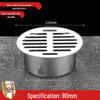 304 Thickened Stainless Steel Round Floor Drain Insert - Outdoor Anti-Clog Mesh Filter for Large Displacement